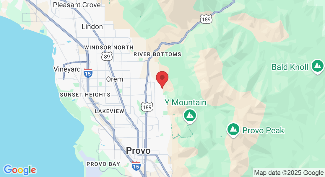Map showing Boydston Pickleball Academy location in Provo, Utah